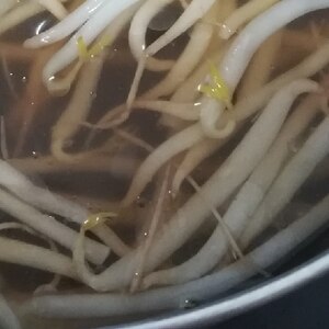 温まる〜☆モヤシの簡単生姜スープ